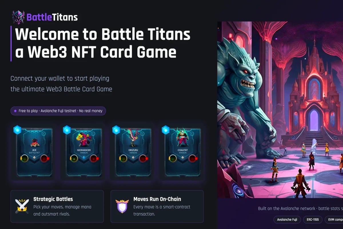 Web3 Real-Time <br> Card Battle Game