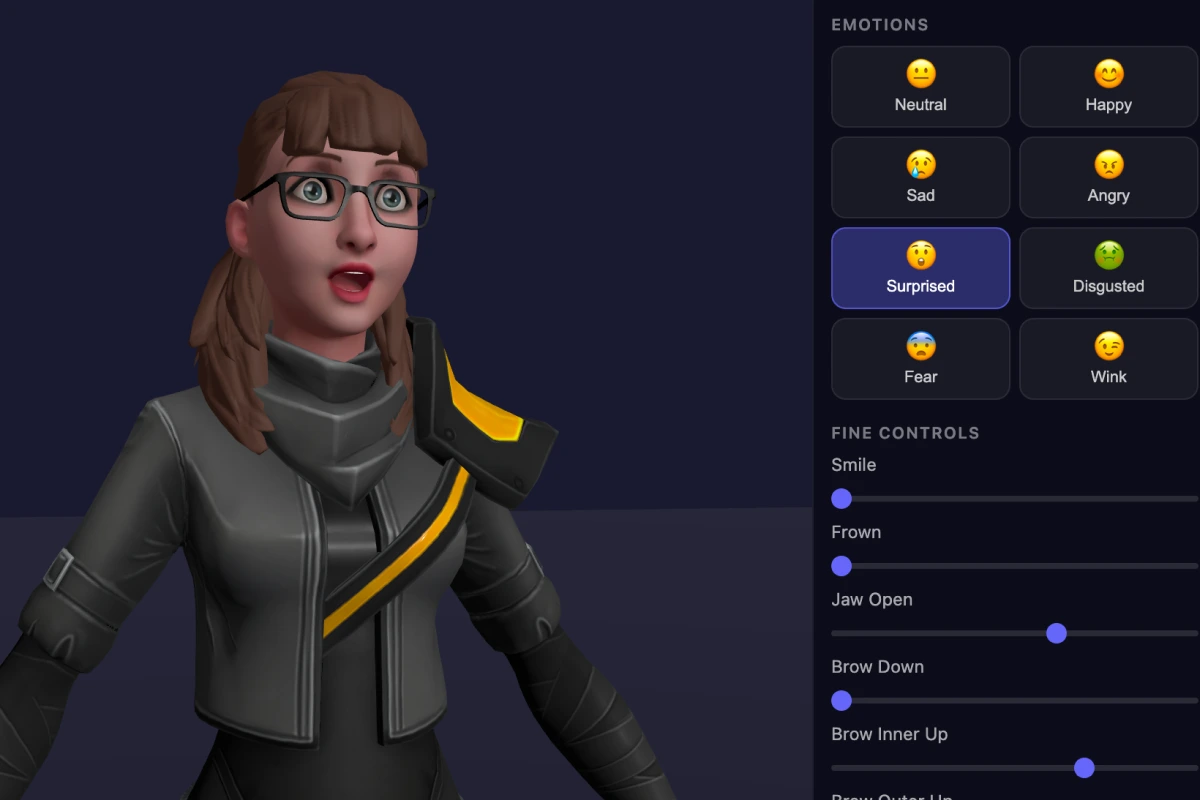 3D Avatar Generator <br> with Morph Targets