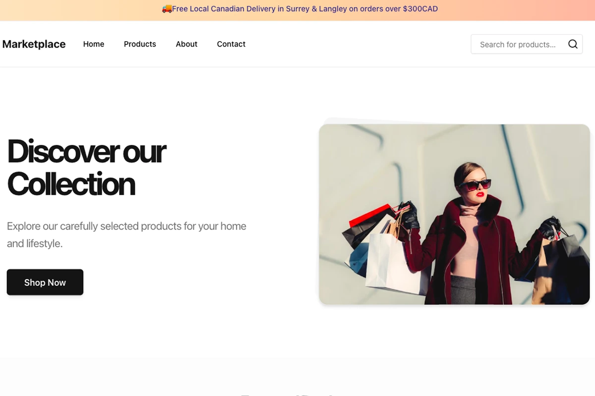 E-commerce <br> Platform
